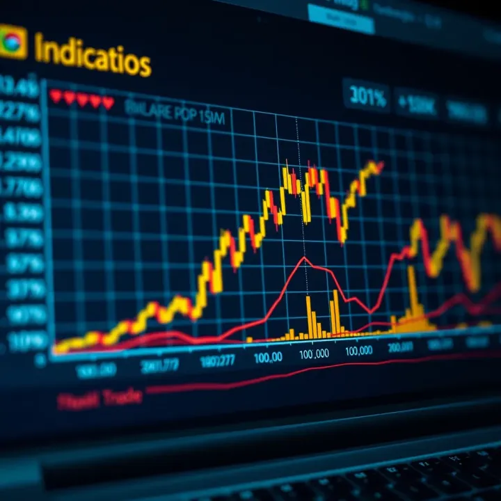 Graph illustrating the effectiveness of various binary options trading indicators
