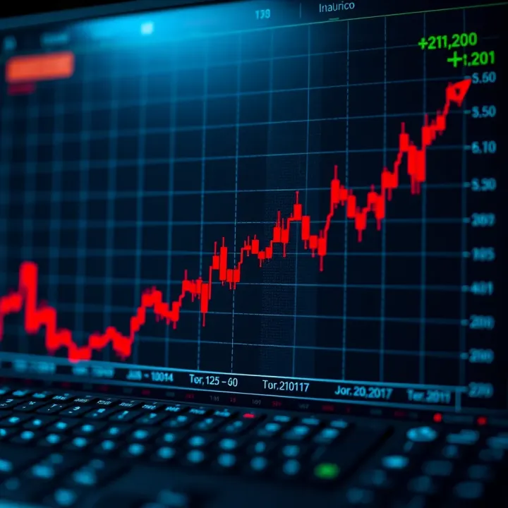 Trends and Fluctuations in Binary Options Trading Graph illustrating the fluctuating trends in binary options trading