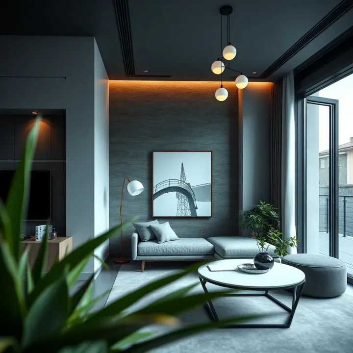 Contemporary Trends in Interior Design Modern interior design elements showcasing current trends and innovative materials