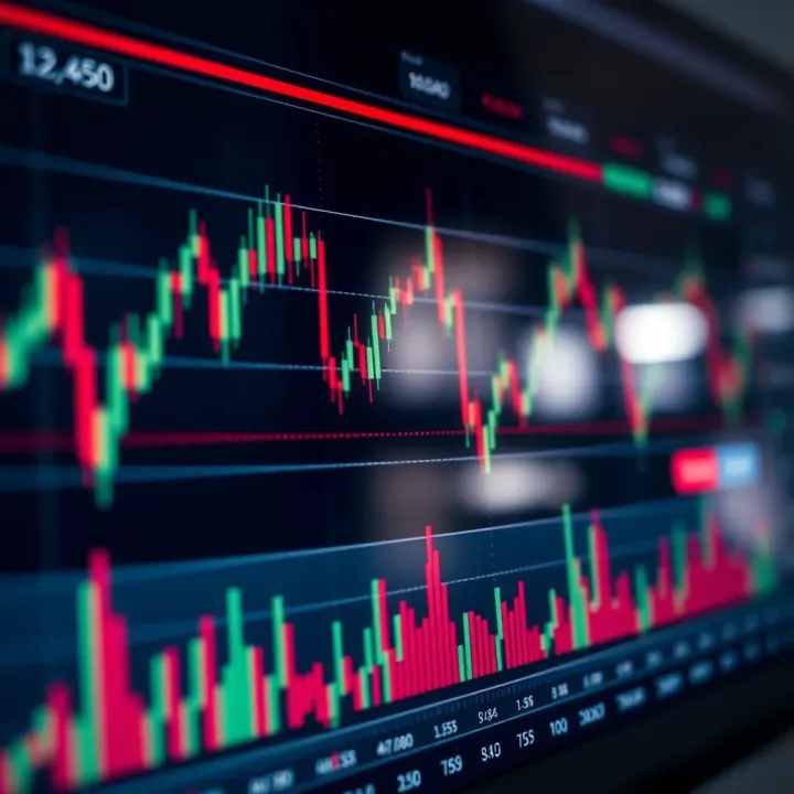 Chart displaying key price action patterns used in binary options trading