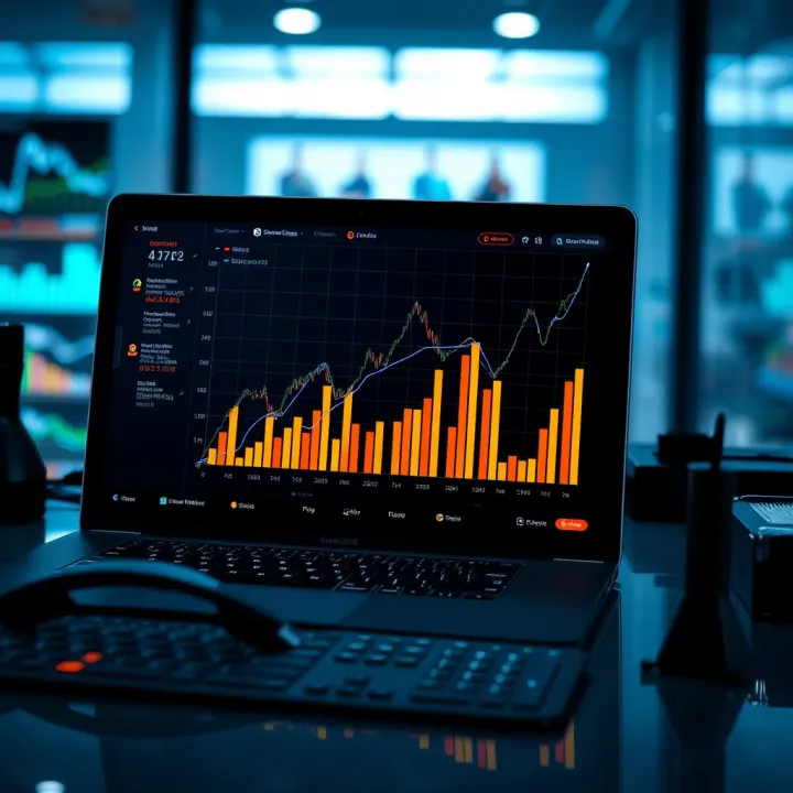 Visual representation of business growth strategies using data analysis and market insights