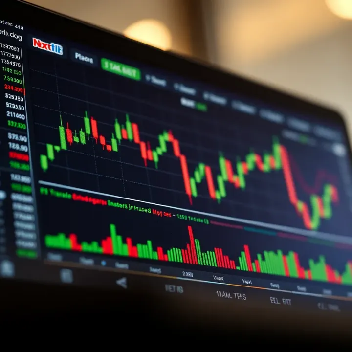 Chart illustrating key indicators for short-term trading decisions
