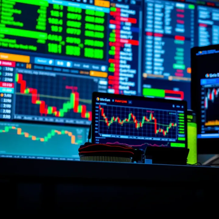 Visual representation of various trading platforms and strategies used in binary options investment
